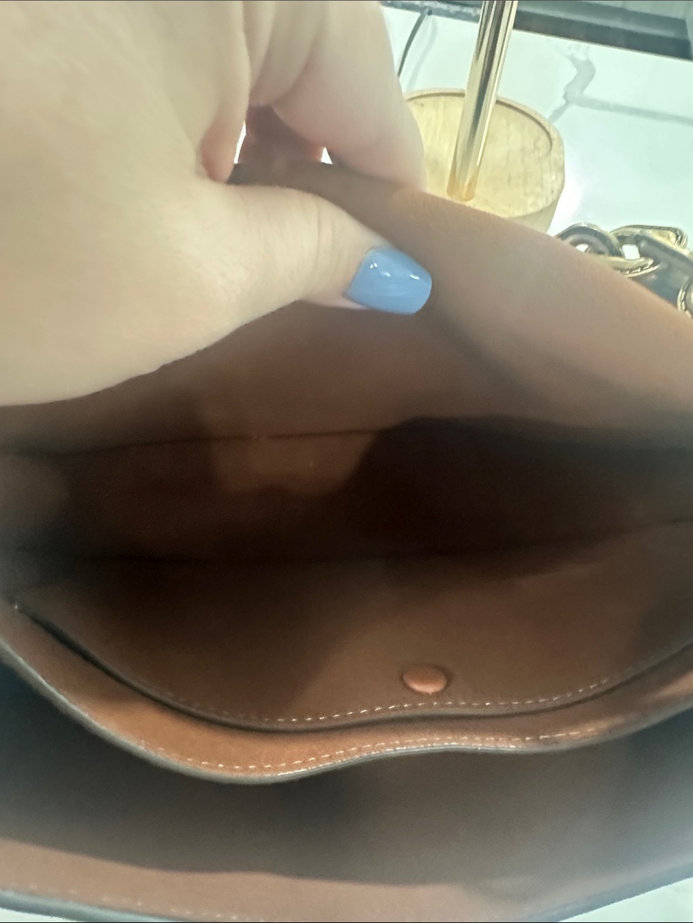 Coach Brown Suede Tabby Shoulder Bag in warm brown with Gold Hardware ๐๐๐ค - Picture 12 of 12